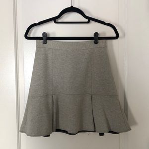 Madewell Flippy Grey Skirt